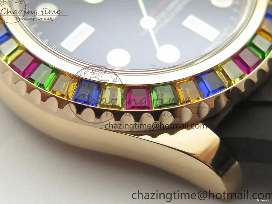 Noob Extra Edition (Free Black Strap) Yacht-Master Rubber 904L On Strap 116695SATS 40 Best 1:1 Case 1231